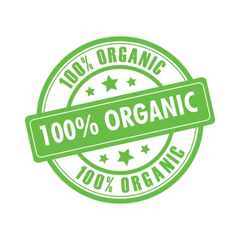 Free Vector Organic Badge Sticker Vector For Food Marketing