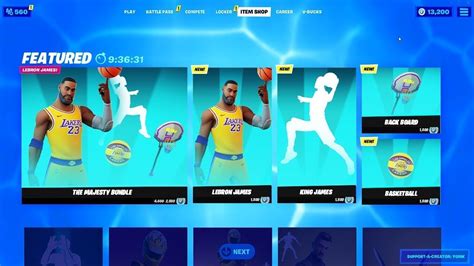 Es Oficial Nueva Skin Serie Idolos De Lebron James En Fortnite 😱🏀 Nueva Skin De Lebron James