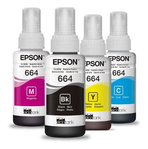 Kit Tintas Originais Epson 664 P L355 L365 L380 L395 L495 Mercado Livre