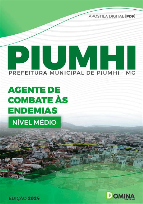 Apostila Pref Piumhi MG 2023 Agente Combate Endemias