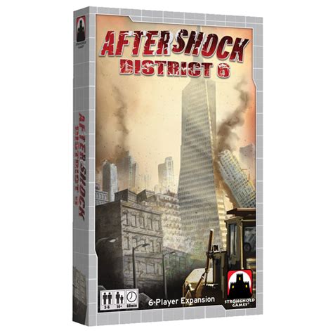 Aftershock: Disctrict 6 Board Game | Board Game Bandit Canada