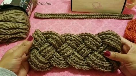 Diadema Trenzada A Crochet Ganchillo Crochet Crochet Headband