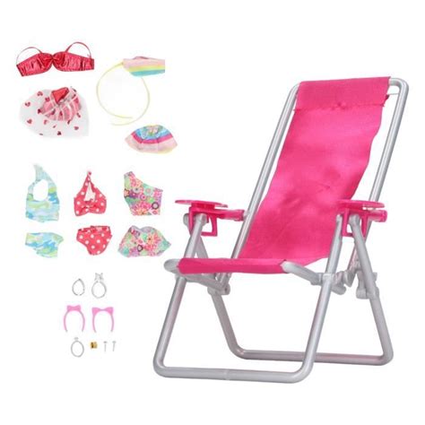 Ensemble de bikini de plage pour maison de poupée Accessoires pour maison de poupée CN