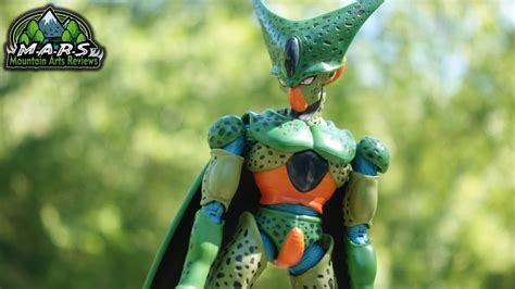 S H Figuarts Dragon Ball Z Cell First Form Review Youtube