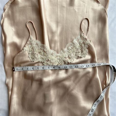 Vintage Pink Lace Lingerie Slip Dress Trendy Depop