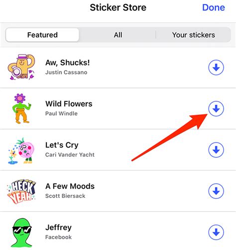 Messenger Kids: How to Download Sticker Packs