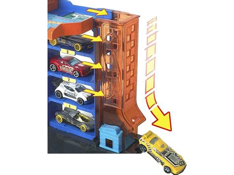 Hot Wheels City Aparcamiento Downtown Mattel Hdr Juguetilandia