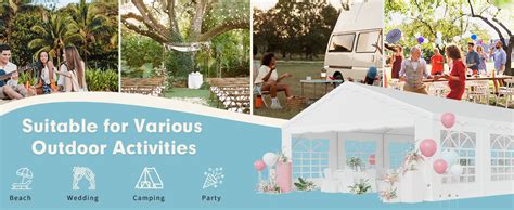 Large Canopy Tent Durable Waterproof Event Shelter Erommy Erommy