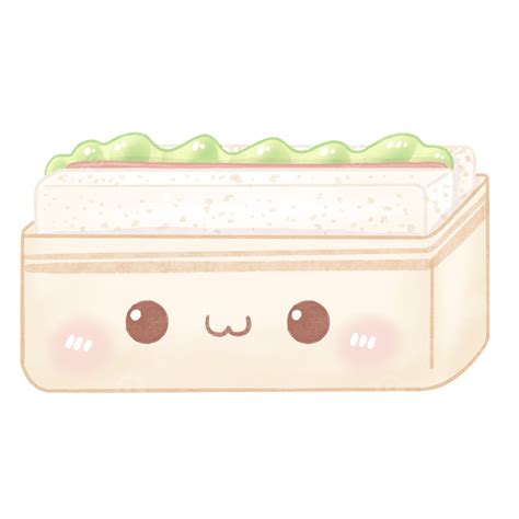 Cute Sandwich Cartoon With Face, Cute Sandwich, Sandwich Cartoon ...