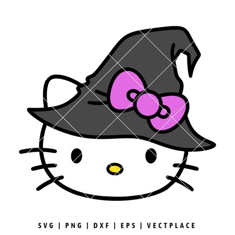 Hello Kitty Witch Halloween SVG - Vectplace