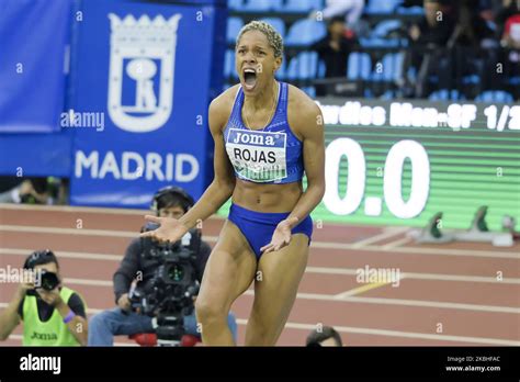 El Atleta Venezolano Yulimar Rojas Reprimiendo El R Cord Mundial De