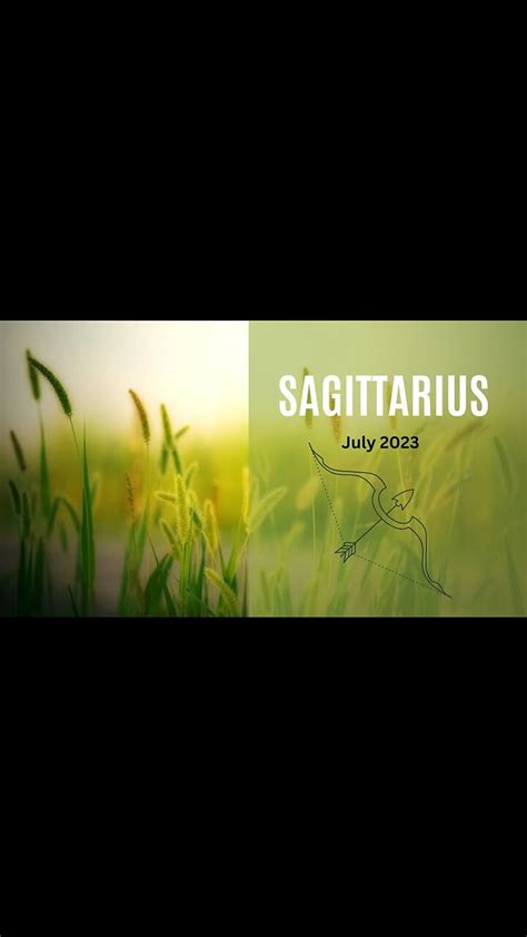 Sagittarius Tarot Card Reading July 2023 Sagittarius Tarot June2023