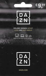 Gift Card: Dazn.com (DAZN, Austria(Dazn) Col:AT-DAZN-001h