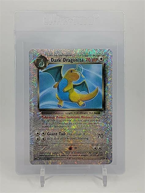 Pokemon Wotc Legendary Collection Lc Reverse Holo Rare Dark Dragonite