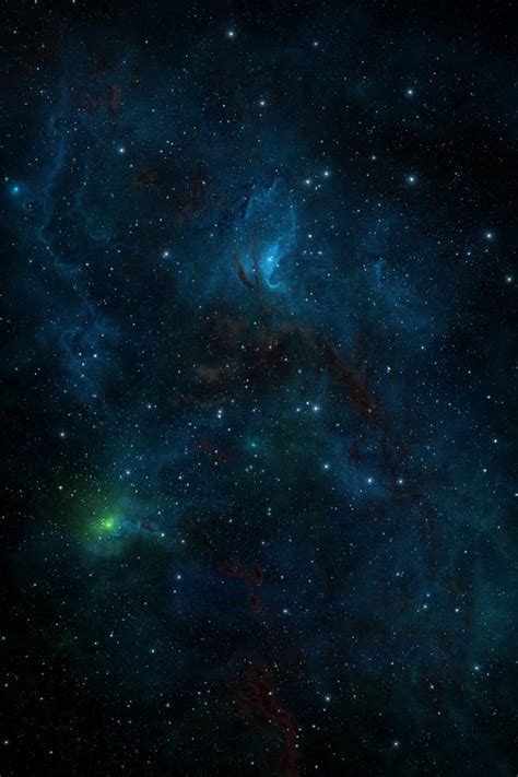 Картинка: Tim Barton, мерцание, звёзды, art, glow, сияние, космос ...