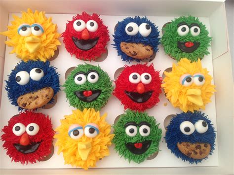 Sesame Street Cupcakes Sesame Street Cupcakes Sesame Street Cake Elmo