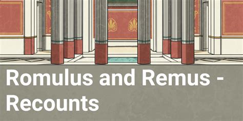 Y Myths And Legends Romulus And Remus Twinkl