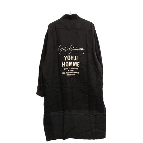 Yohji Yamamoto Pour Homme ヨウジヤマモト プールオム 18ss Cupro Staff Shirt キュプラ