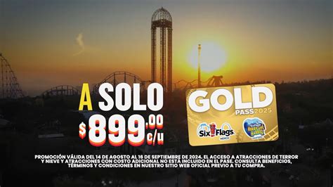 Flash Sale Six Flags Pase Anual Gold Pass A S Lo