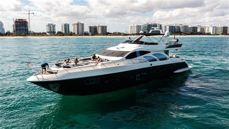 Azimut 100ft Pearl Yacht Charters Rent Boat In Miami Florida Pearl