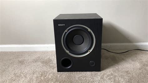 Sony Sa Wm Home Theater Powered Active Subwoofer Youtube