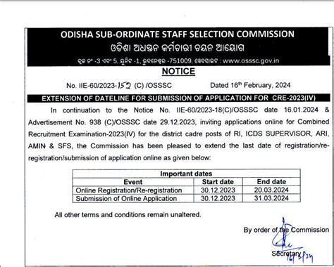 OSSSC Recruitment 2024 Apply Online For 2895 RI ARI AMIN Posts