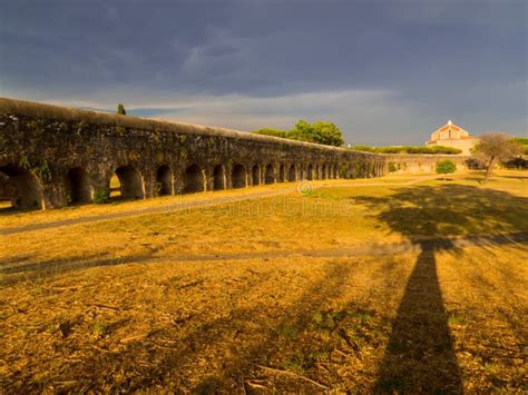 Park Of The Aqueducts Rome Italy Stock Image Image Of Column Appia