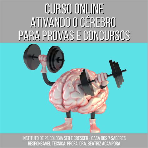 Curso Online Ativando O C Rebro Para Provas E Concursos Isec