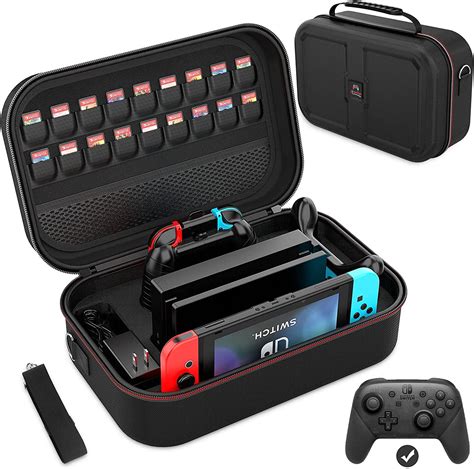 Heystop Nintendo Switch Protective Case With Game Holder Portable Hard