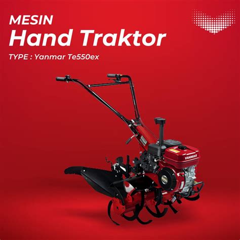 Mesin Traktor Cultivator Yanmar TE 550ex