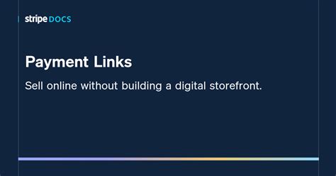 Payment Links Stripe Documentation