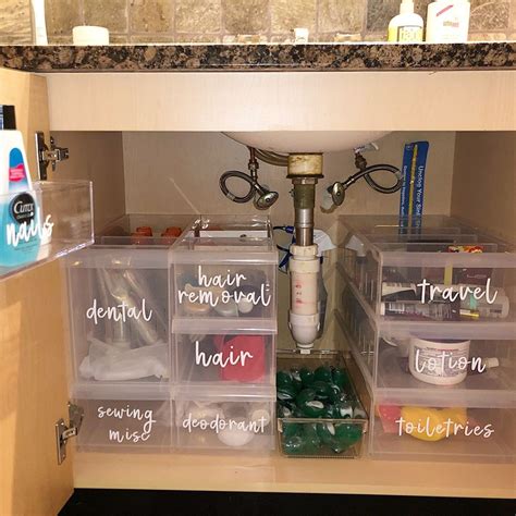 Under Bathroom Sink Storage Ideas