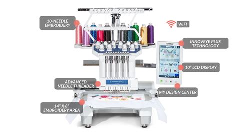 Brother Entrepreneur Prox Pr1055x Embroidery Machine