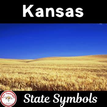 Kansas State Symbols Booklet by Ann Fausnight | TPT