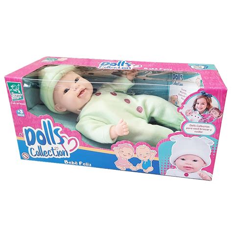 Boneca Dolls Collection Sons De Bebe Super Toys Doremi Brinquedos