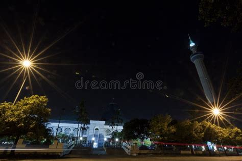 The Great Mosque Or Also Known As The Surabaya Al Akbar Mosque Locatde