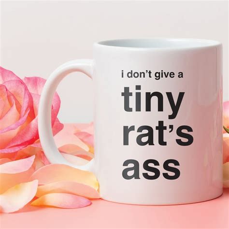 Don T Give Rat S Ass Etsy