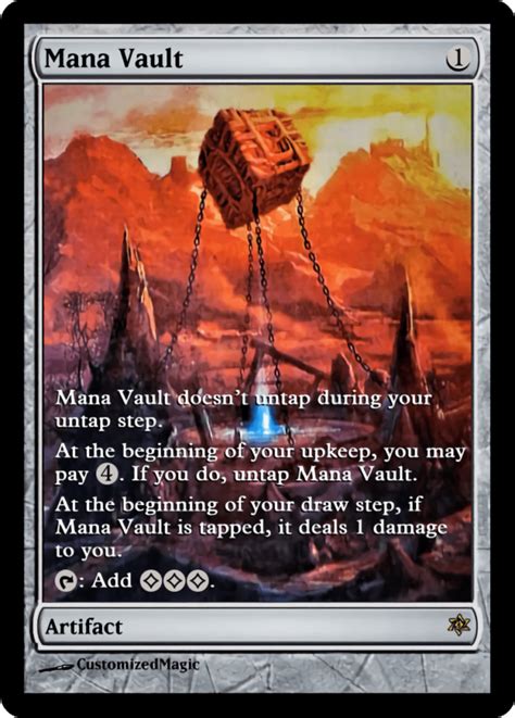 Mana Vault Magic The Gathering Proxy Cards