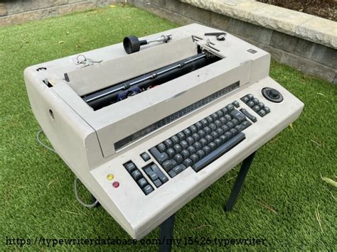 1974 Ibm Memory Typewriter On The Typewriter Database