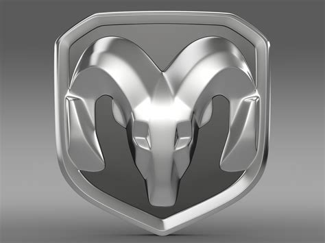 Dodge Ram Logo D Model Max Obj Ds Fbx C D Lwo Lw Lws Cgtrader