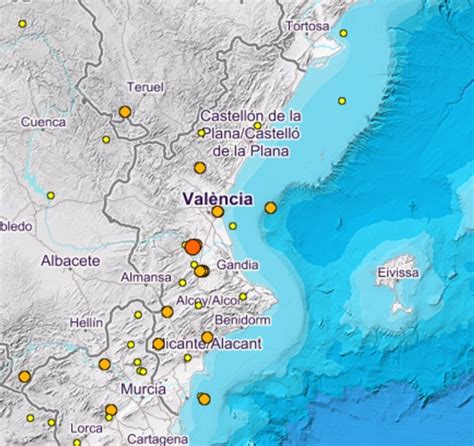 La Comunitat Valenciana sufre terremotos todos los días y no se