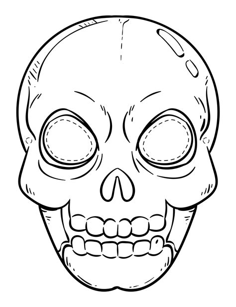 Printable Halloween Masks To Color Printable Halloween Masks