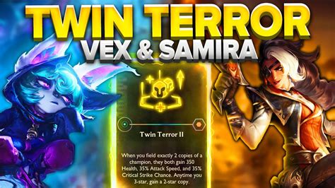 Twin Terror Samira And Vex Is Easy Lp In Rank ⭐⭐⭐ Tft Set 10 Gameplay