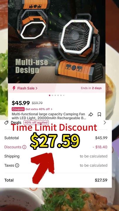 Ultimate portable camping fan for any adventure #camping - YouTube