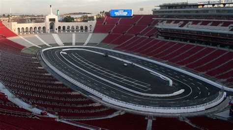 NASCAR Is Going Quarter Mile Racing At The LA Coliseum Landon Cassill