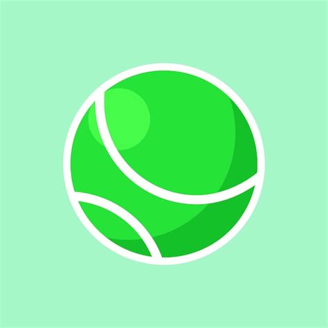 Premium Vector Tennis Ball Icon Design Vector Template