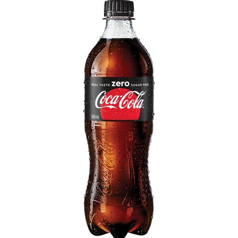 Coca Cola Zero Bottle 600ml Woolworths