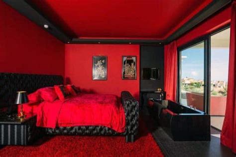 Aesthetic Red Bedroom Jamie Paul Smith