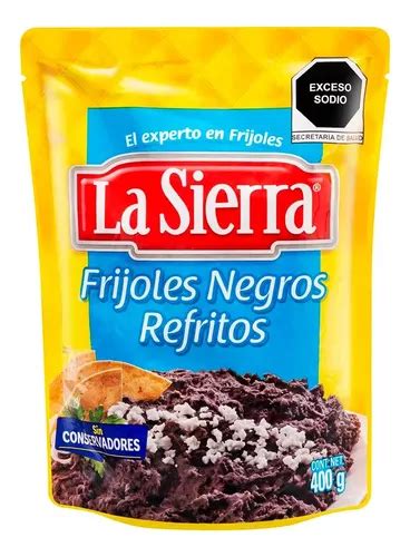 Frijoles Negros La Sierra Refritos En Bolsa 400 Gr