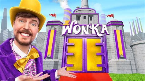 I Built Willy Wonka S Chocolate Factory Youtube